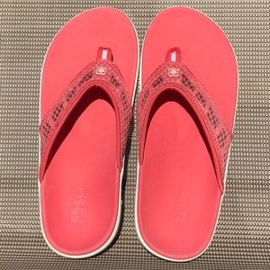Spenco Breeze flip flop/thong MELON Size 8